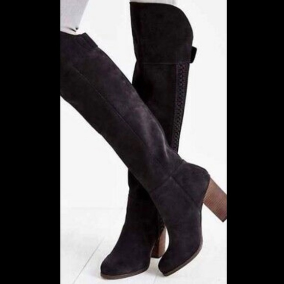 white thigh high boots size 11